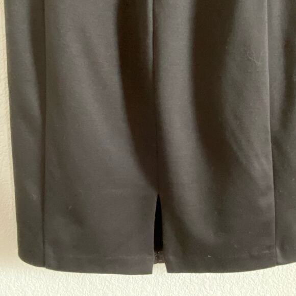 Saks Fifth Avenue Black bodycon cap sleeve dress gray & black size 8 - Picture 11 of 12